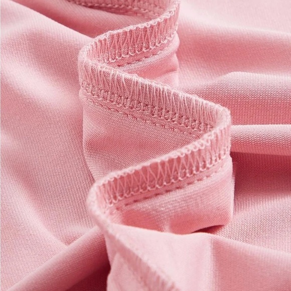 Pink Asymmetrical Bodycon Dress for Wedding Guest
8122 - Picture 4 of 4